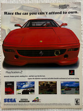 Cargar imagen en el visor de la galería, Ferrari 355 Challenge - PS2 - Original Vintage Advertisement - Print Ads - Laminated A4 Poster
