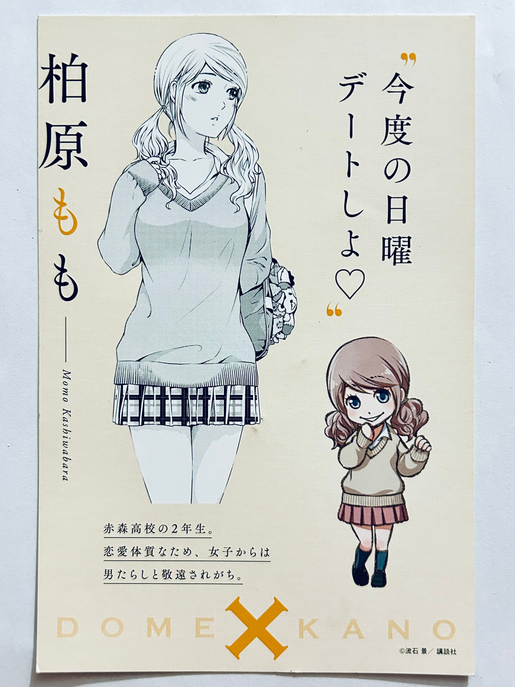 Domestic na Kanojo - Tachibana Hina - Bonus Illustration Card