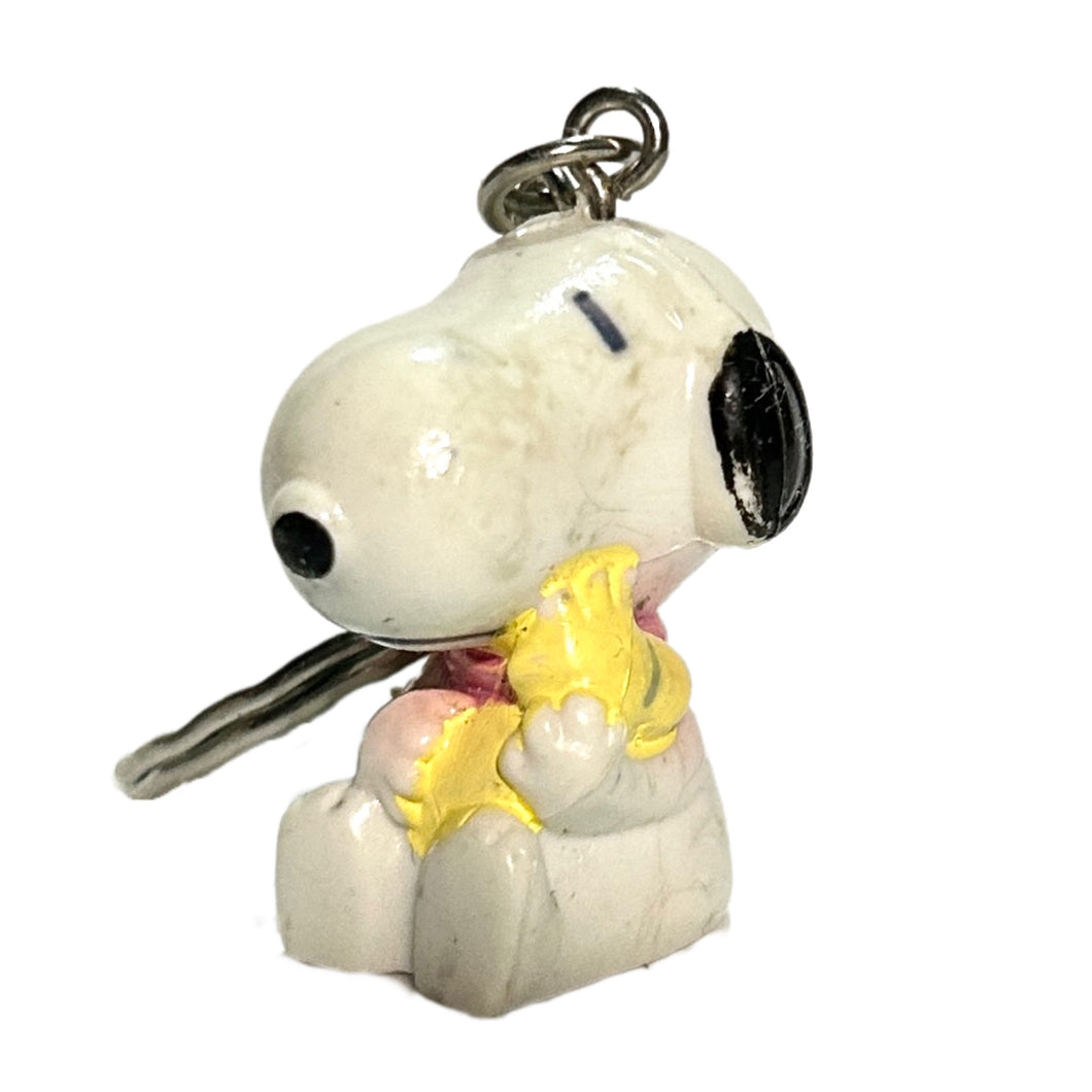 Peanuts - Snoopy & Woodstock - Vintage Keychain