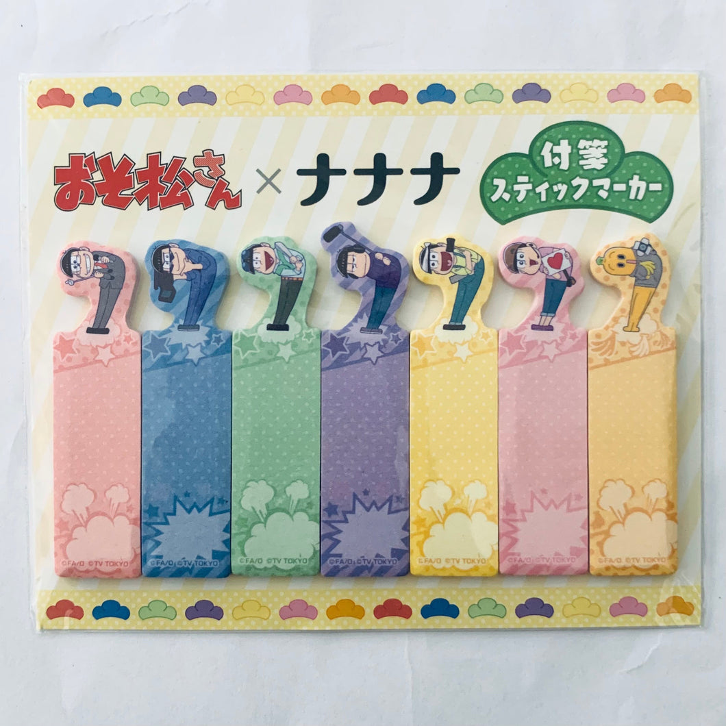 Osomatsu-san x Nanana Sticky Note Stick Marker