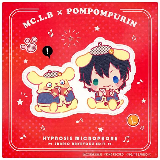 Hypnosis Mic -Division Rap Battle- x Sanrio Characters - Yamada Saburo & Pomponpurin - Sticker