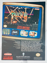 Cargar imagen en el visor de la galería, Raiden Trad - SNES - Original Vintage Advertisement - Print Ads - Laminated A4 Poster
