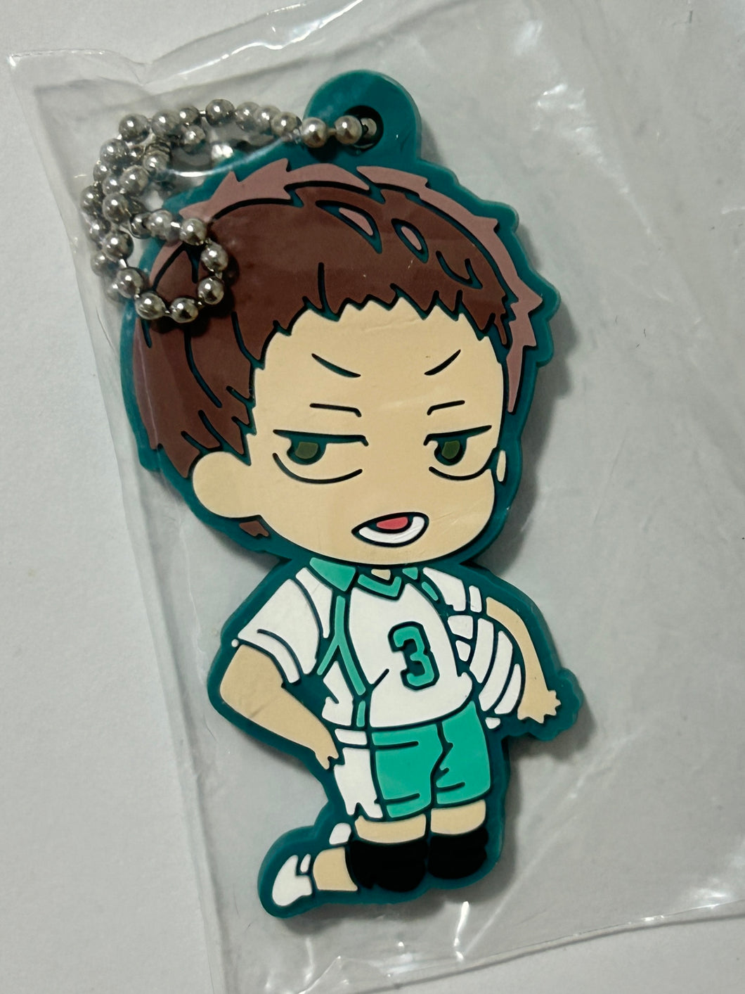 Haikyuu!! - Hanamaki Takahiro - Deforaba! - Rubber Keychain