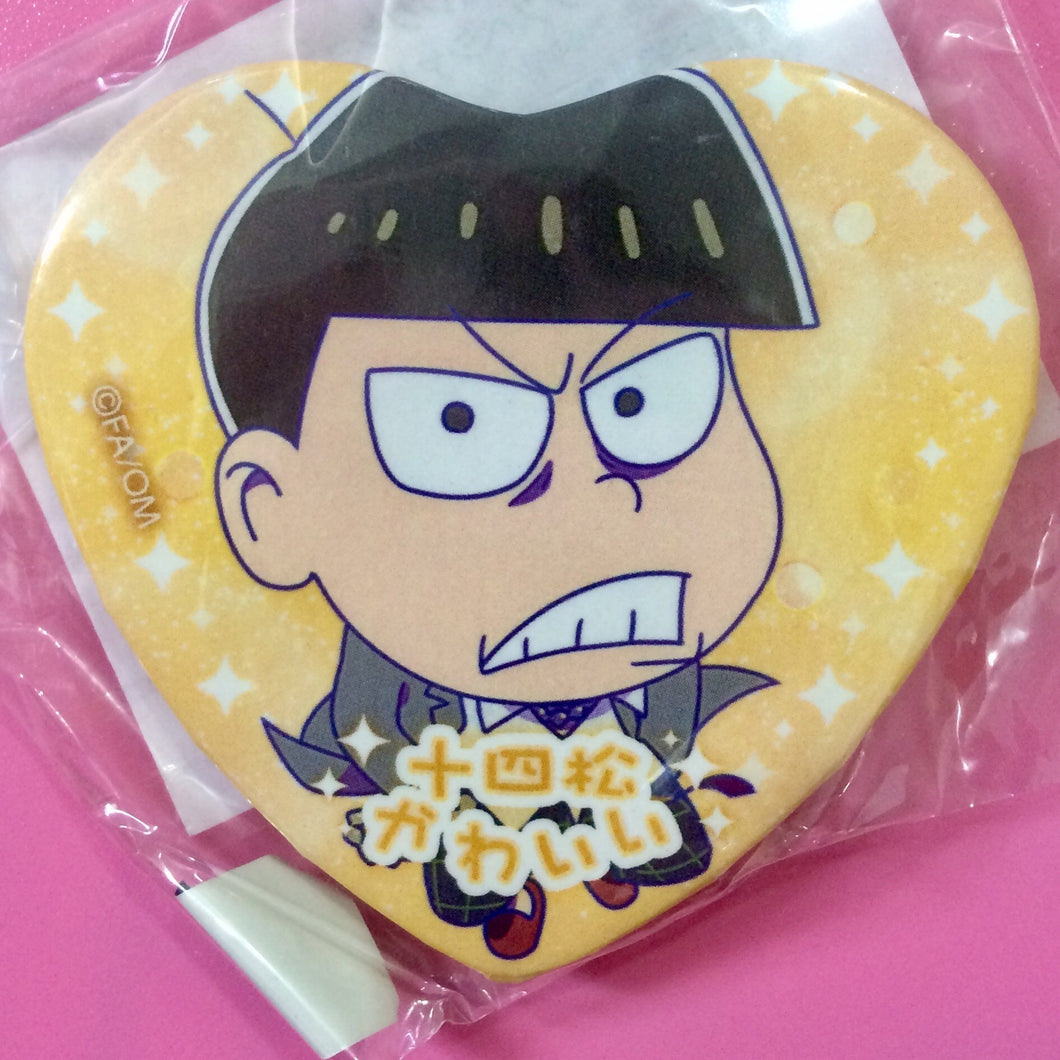 Eiga no Osomatsu-san - Matsuno Jyushimatsu - Heart Badge Collection Akiba Ichi Special