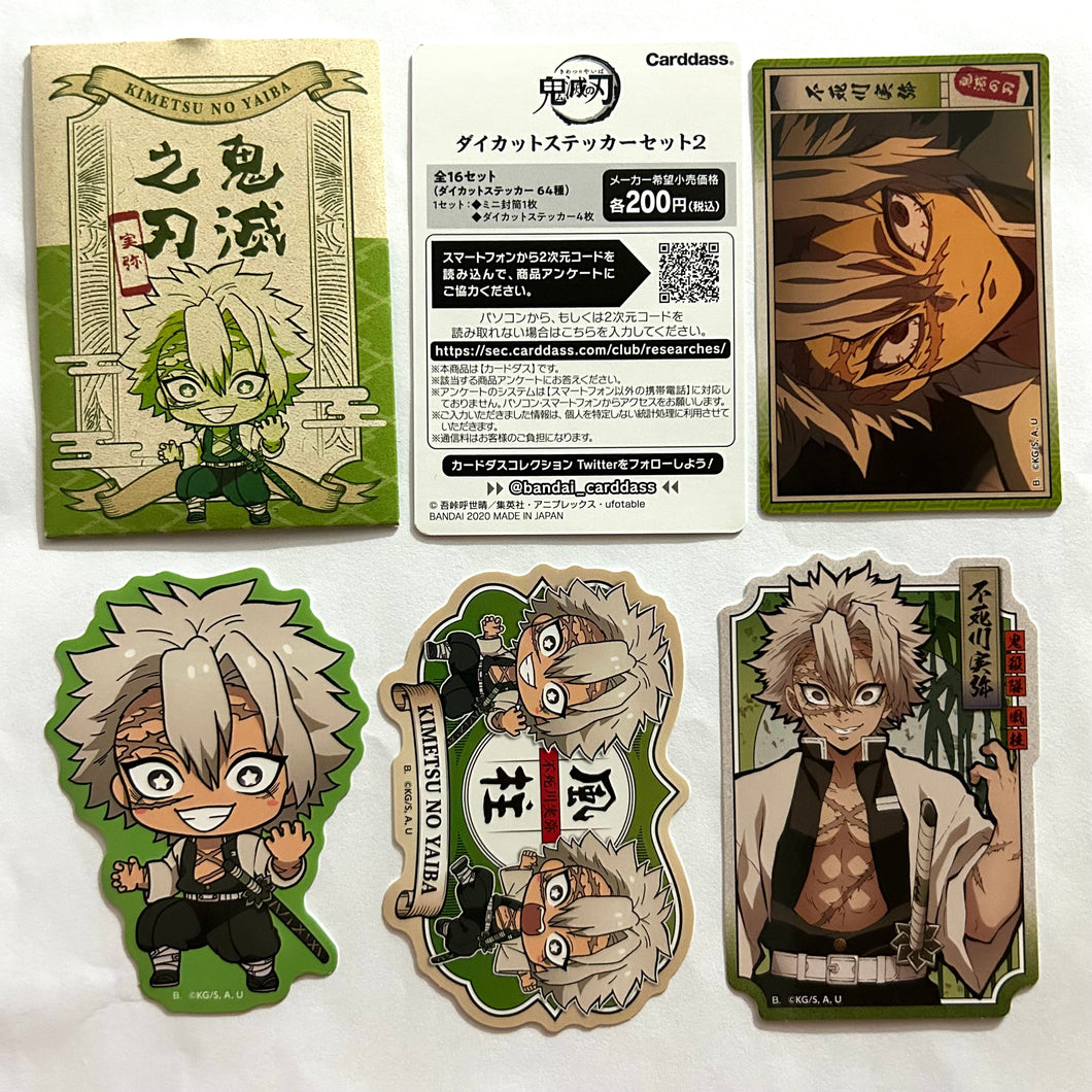 Kimetsu no Yaiba - Shinazugawa Sanemi - Die-cut Sticker Set