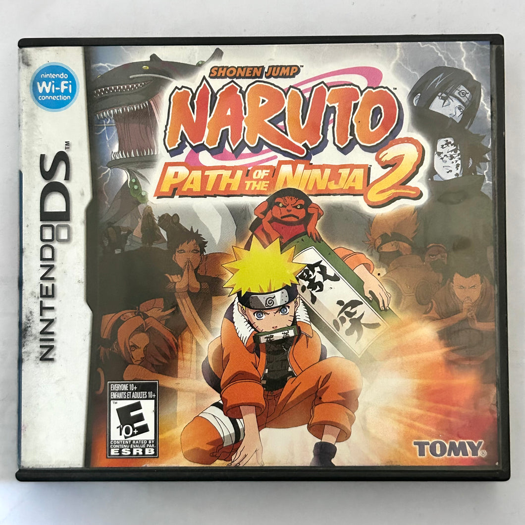 Naruto: Path of the Ninja 2 - Nintendo DS / DSLite DSi XL - NTSC - Box & Manual (NTR-ANTE-USA)