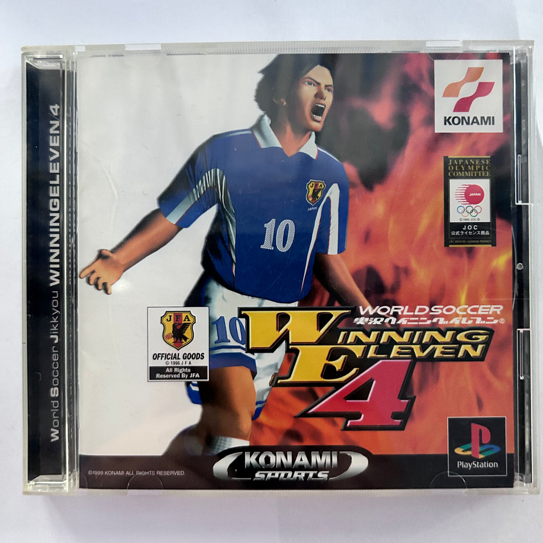 World Soccer Jikkyou Winning Eleven 4 - PlayStation - PS1 / PSOne / PS2 / PS3 - NTSC-JP - CIB (SLPM-86291)