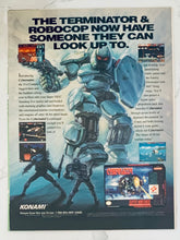 Load image into Gallery viewer, Cybernator - SNES - Original Vintage Advertisement - Print Ads - Laminated A4 Poster
