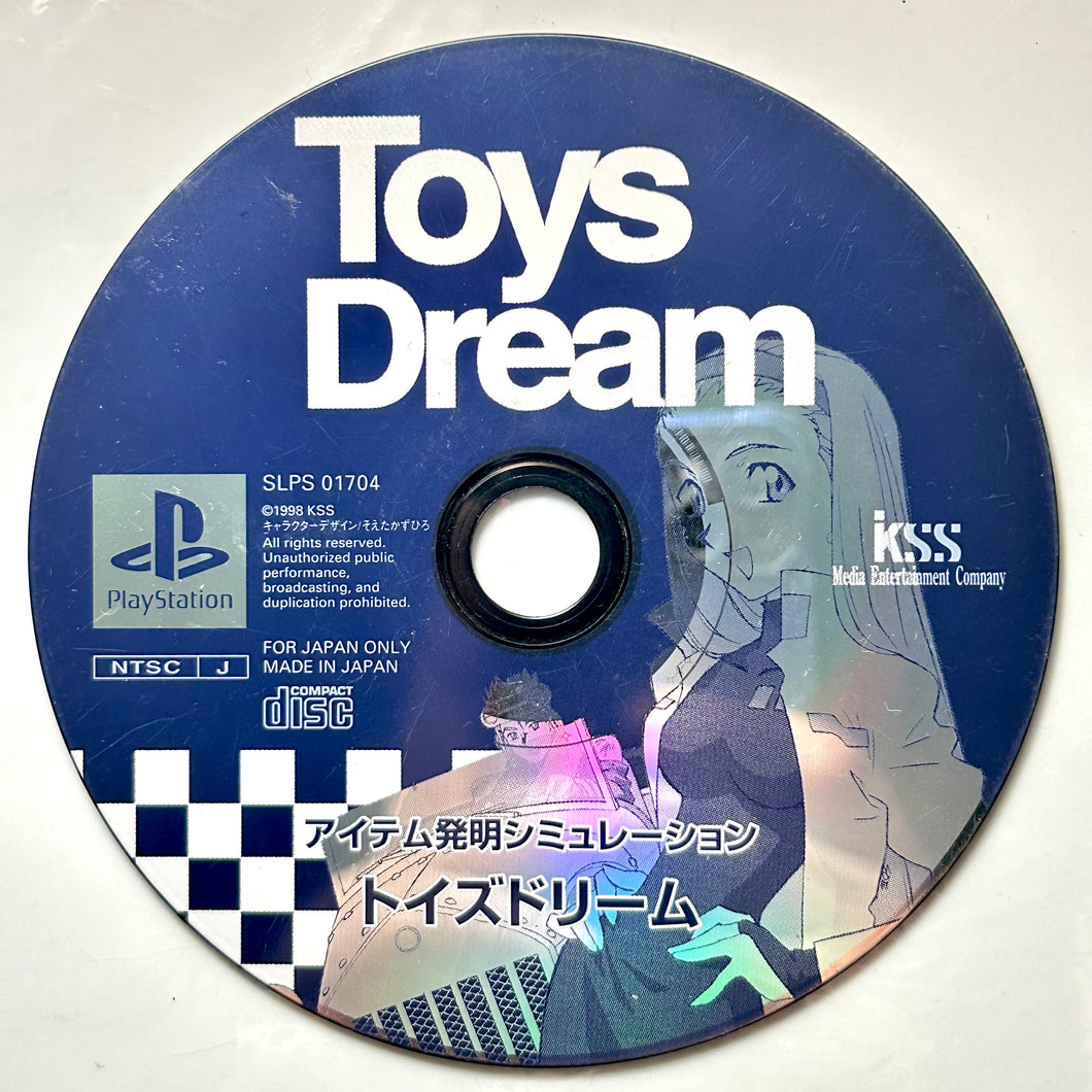 Toys Dream - PlayStation - PS1 / PSOne / PS2 / PS3 - NTSC-JP - Disc (SLPS-01704)