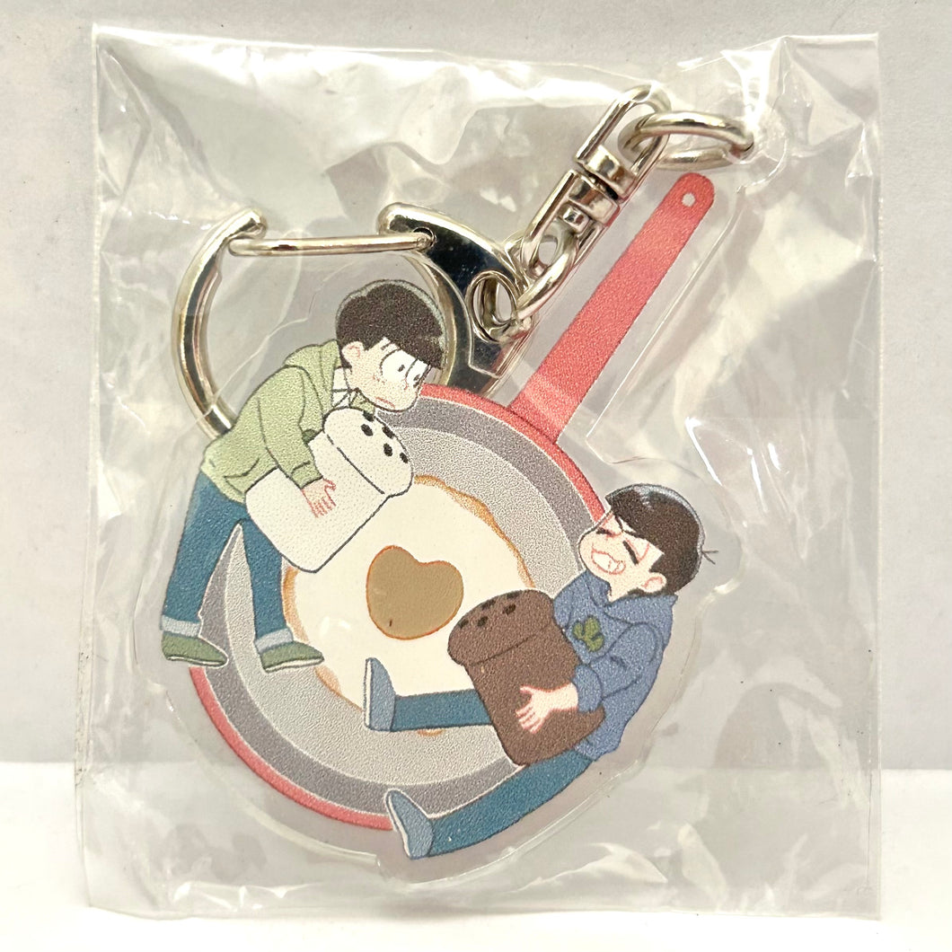 Osomatsu-san - Karamatsu & Choromatsu - Acrylic Keychain - Doujin Goods