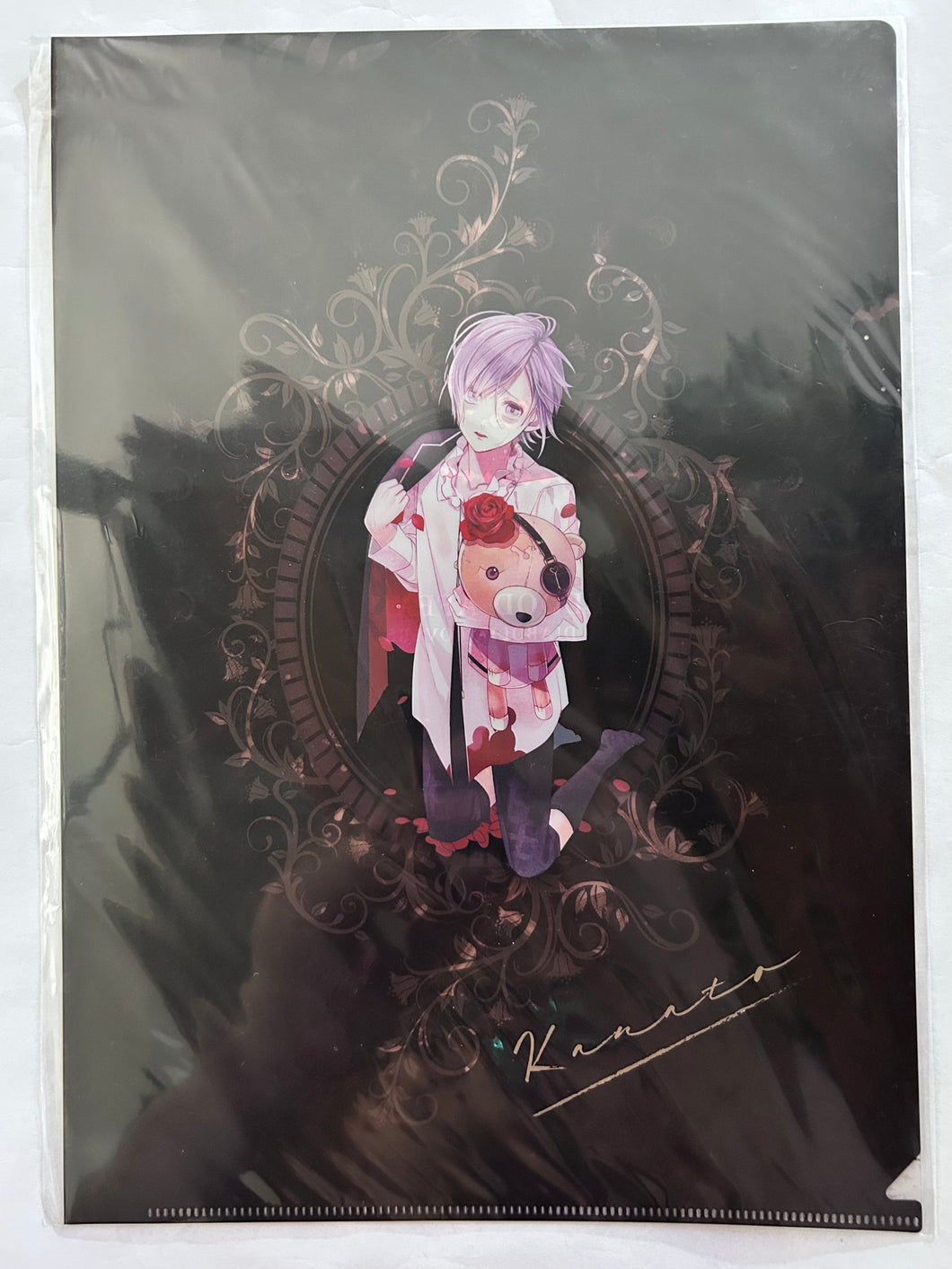 DIABOLIK LOVERS - Sakamaki Kanato - A4 Clear File - DL After Sucking Love -Royal Monogram- SKiT Dolce Limited Kuji Type A (D-2 Prize)