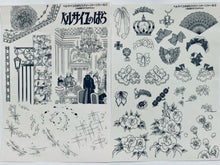 Cargar imagen en el visor de la galería, Versailles no Bara / The Rose of Versailles Screentone Sticker (Set of 2)
