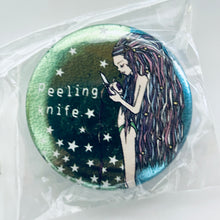 Load image into Gallery viewer, Itsuko Ayano - Original Can Badge Set - Clipping Girls Metallic Button Series
