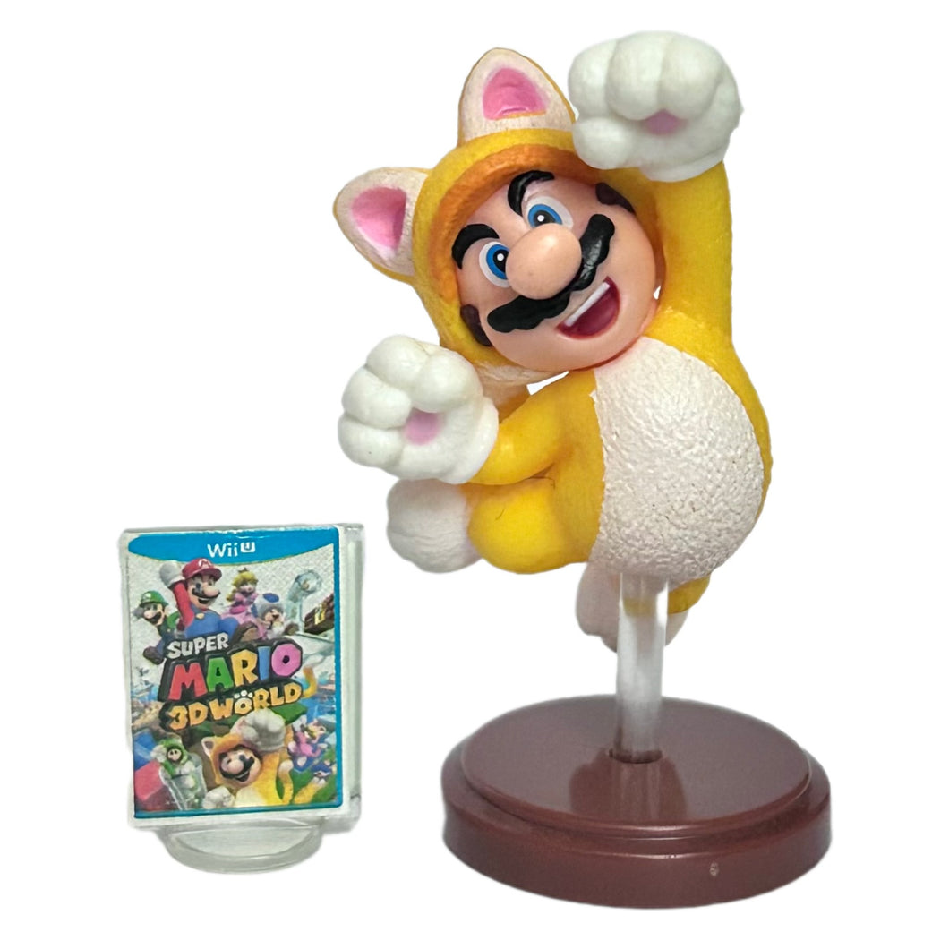 Super Mario 3D World - Mario - Trading Figure - Choco Egg - Neko ver.