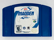 Load image into Gallery viewer, Madden NFL 2001 - Nintendo 64 - N64 - NTSC-US - Cart (NUS-NFLE-USA)
