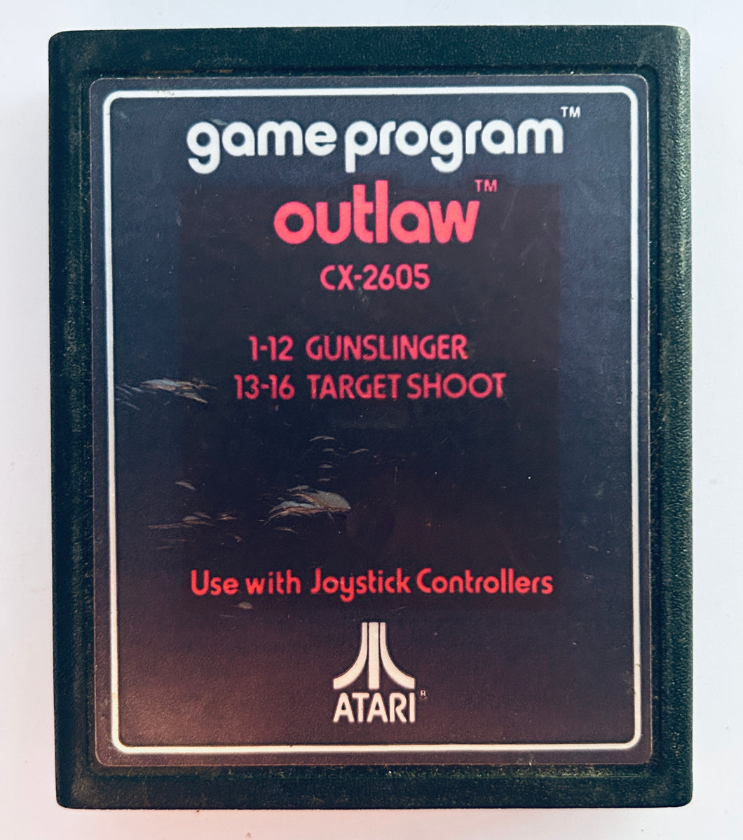 Outlaw - Atari 2600 VCS - NTSC - Cartridge (CX2605)