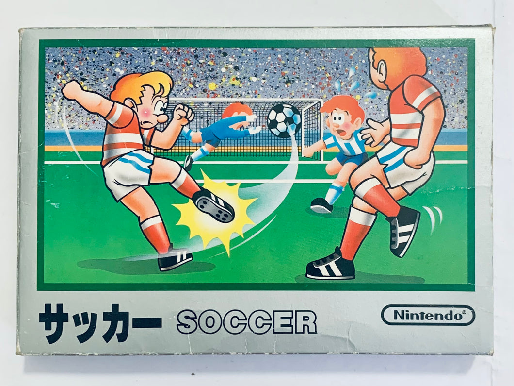 Soccer - Famicom - Family Computer FC - Nintendo - Japan Ver. - NTSC-JP - Cart & Box (HVC-SC)