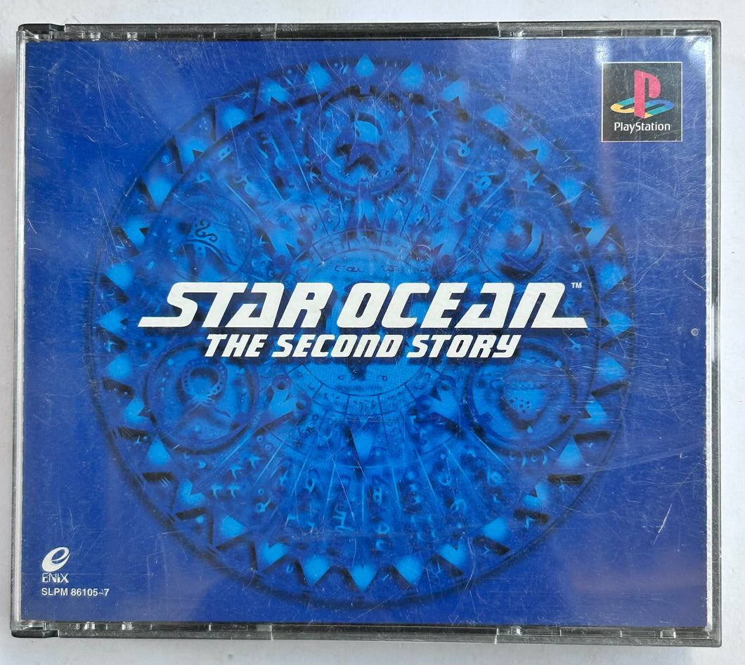 Star Ocean: The Second Story - PlayStation - PS1 / PSOne / PS2 / PS3 - NTSC-JP - CIB (SLPM-86105~7)