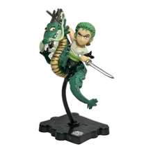 Cargar imagen en el visor de la galería, Dragon Ball Z - One Piece - Roronoa Zoro &amp; Shenron - Figure Collection
