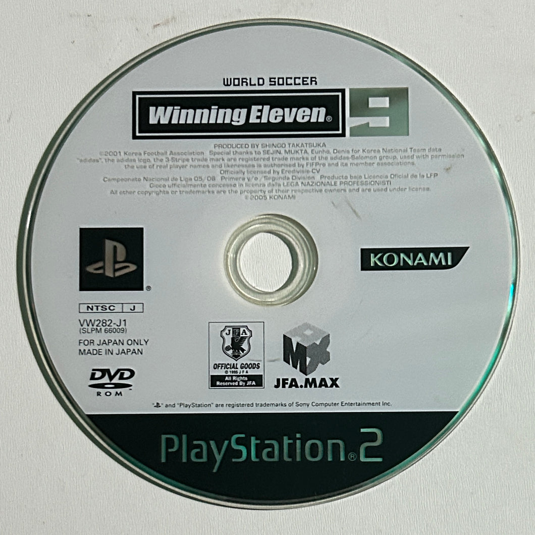 World Soccer Winning Eleven 9 - PlayStation 2 - NTSC-JP - Disc (SLPM-66009)