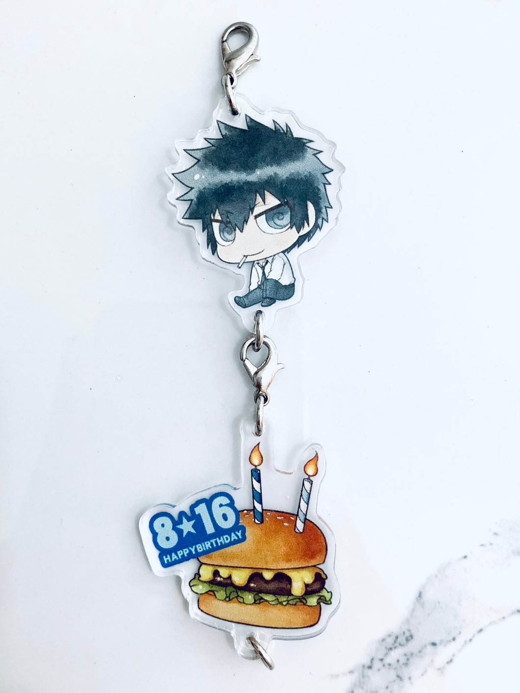 Gekijouban Psycho-Pass - Shinya Kougami - Acrylic Charm - Chain Collection - Birthday Week 2015