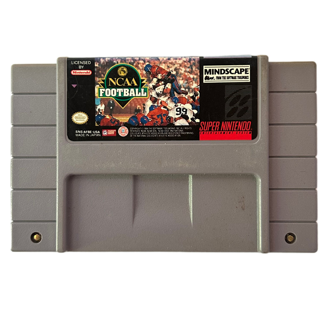 NCAA Football - Super Nintendo - SNES - NTSC-US - Cart (SNS-AFBE-USA)