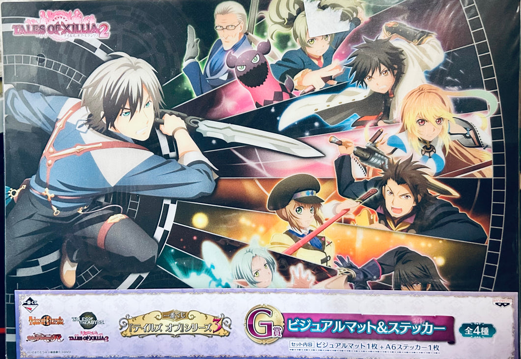 Tales of the Xillia 2 - Visual Mat & Sticker - Ichiban Kuji Tales of Series 3 (G Prize)