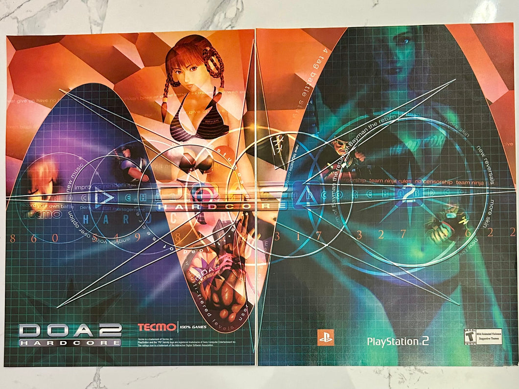 Dead or Alive 2 (DOA2) Hardcore - PS2 - Original Vintage