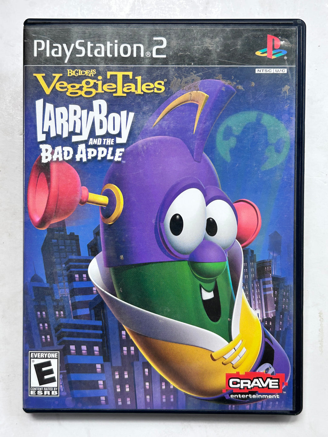 Big Idea's VeggieTales: LarryBoy and the Bad Apple - Playstation 2 / PS2 - NTSC - CIB (SLUS-21440)