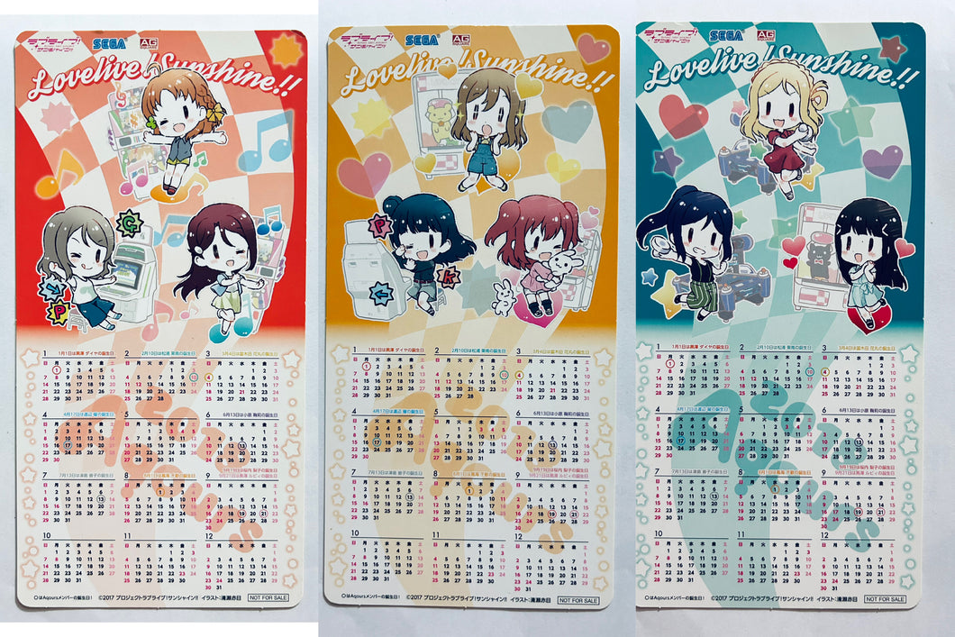 Love Live! Sunshine!! Mini Calendar Set