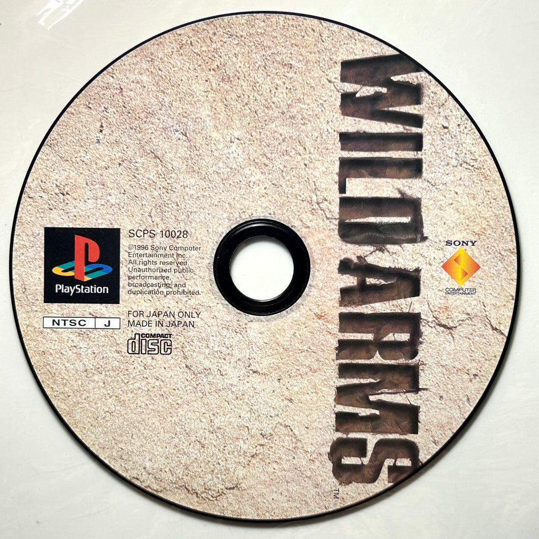 Wild Arms - PlayStation - PS1 / PSOne / PS2 / PS3 - NTSC-JP - Disc (SCPS-10028)