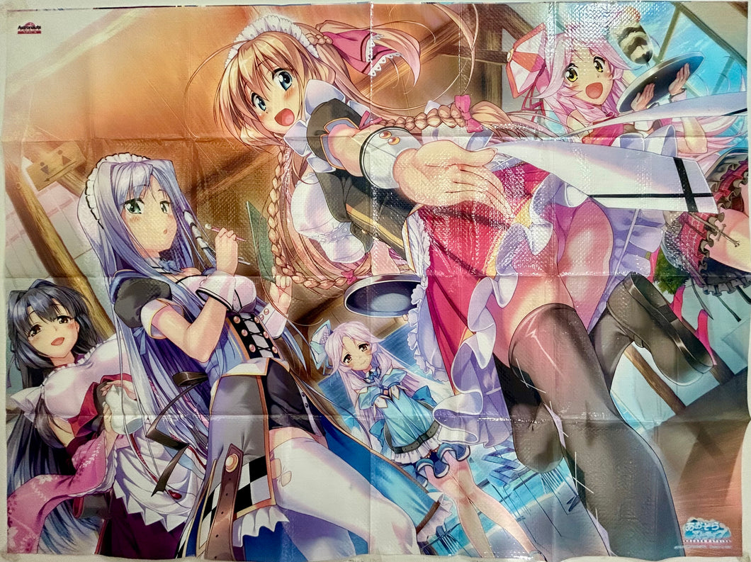 Aozora Stripe - Staff Welcome Waterproof Leisure Sheet - Visual Big Mat - PC Software 1st Time Limited PREMIUM EDITION