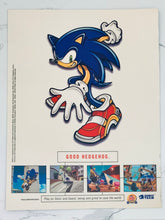 Cargar imagen en el visor de la galería, Sonic Adventure 2 - Dreamcast - Original Vintage Advertisement - Print Ads - Laminated A4 Poster

