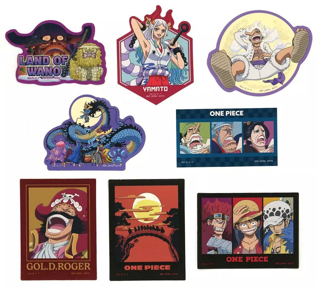 One Piece - Wano Country Edition - Flake Stickers (Set of 8)