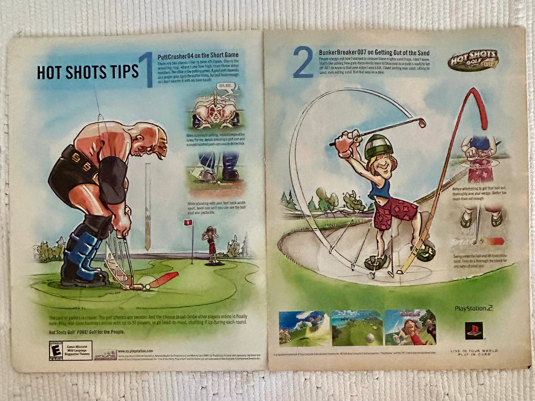 Hot Shots Golf Fore! - PS2 - Original Vintage Advertisement - Print Ads - Laminated A3 Poster