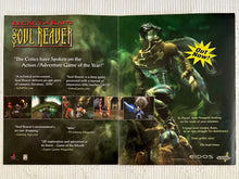 Cargar imagen en el visor de la galería, Legacy of Kain: Soul Reaver - PlayStation - Original Vintage Advertisement - Print Ads - Laminated A3 Poster
