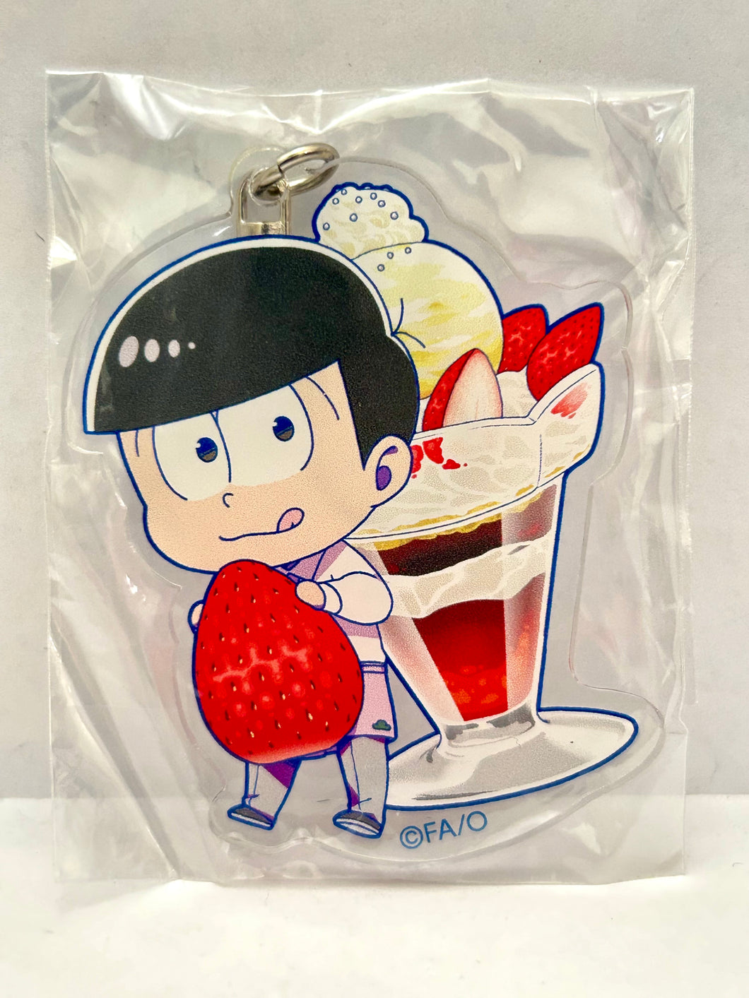 Osomatsu-san x Animate Cafe - Matsuno Todomatsu - Trading Acrylic Keychain 3rd Edition - Sweets ver.