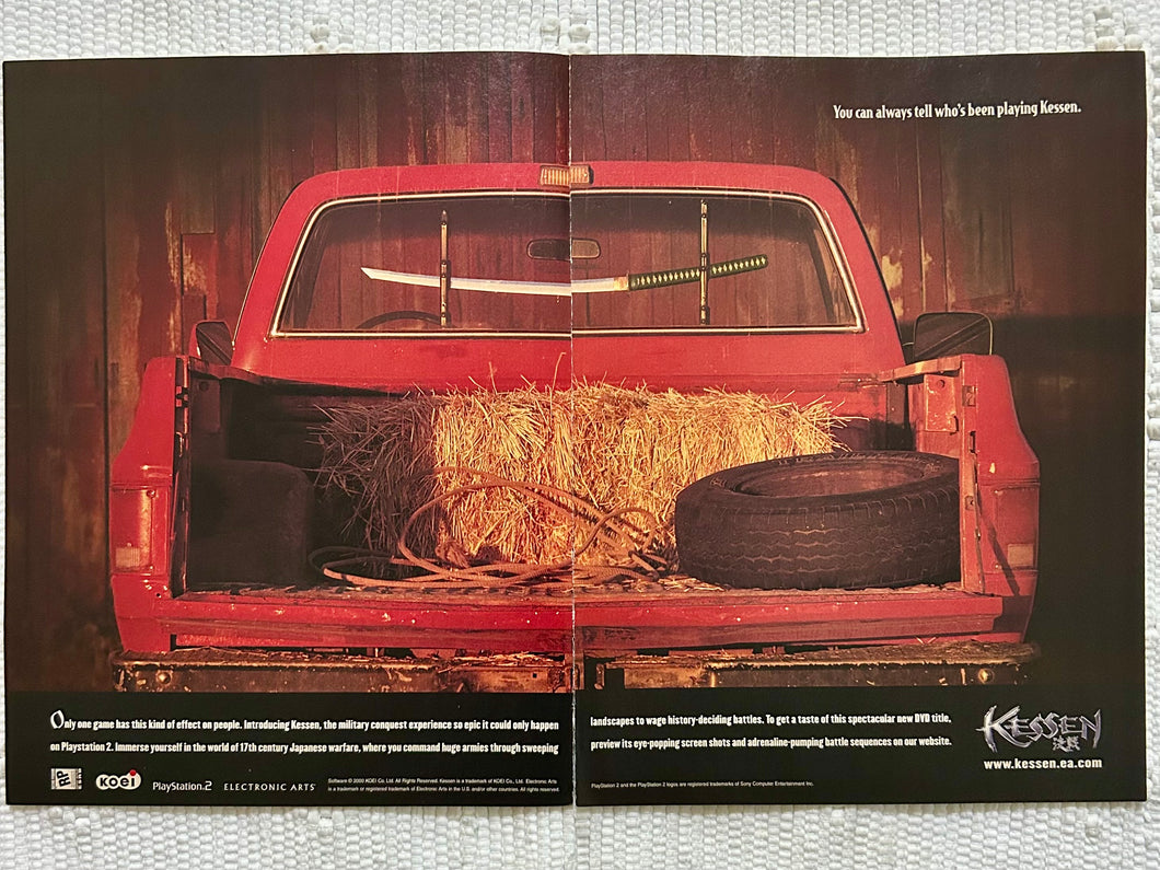 Kessen - PS2 - Original Vintage Advertisement - Print Ads - Laminated A3 Poster