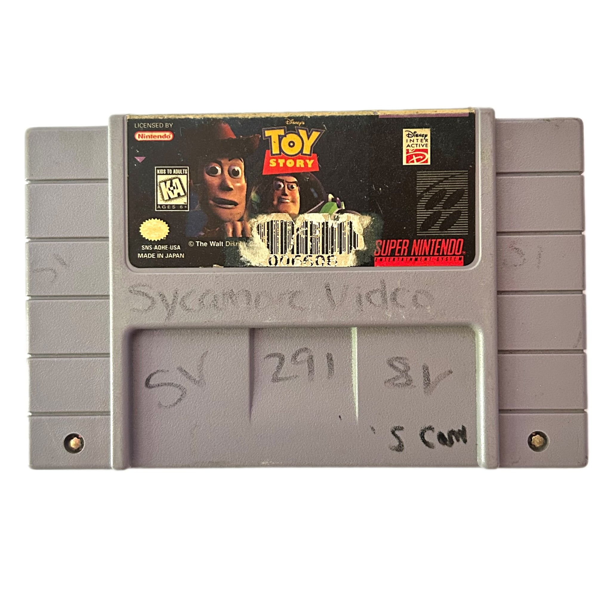 Disney’s Toy Story Super Nintendo SNES NTSC-US Cart (SNS-AQHE-USA)