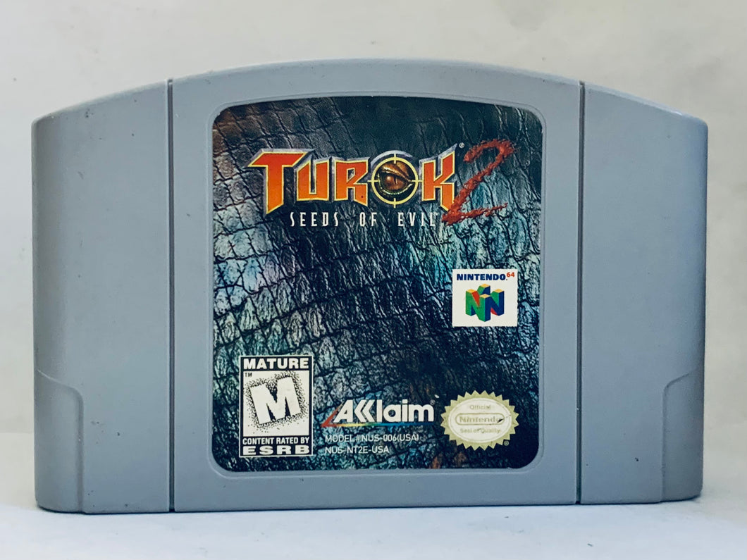 Turok 2: Seeds of Evil - Nintendo 64 - N64 - NTSC-US - Cart (NUS-NT2E-USA)