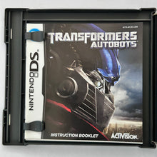 Load image into Gallery viewer, Transformers: Autobots - Nintendo DS / DSLite DSi XL - NTSC - Box &amp; Manual (NTR-AFZE-USA)
