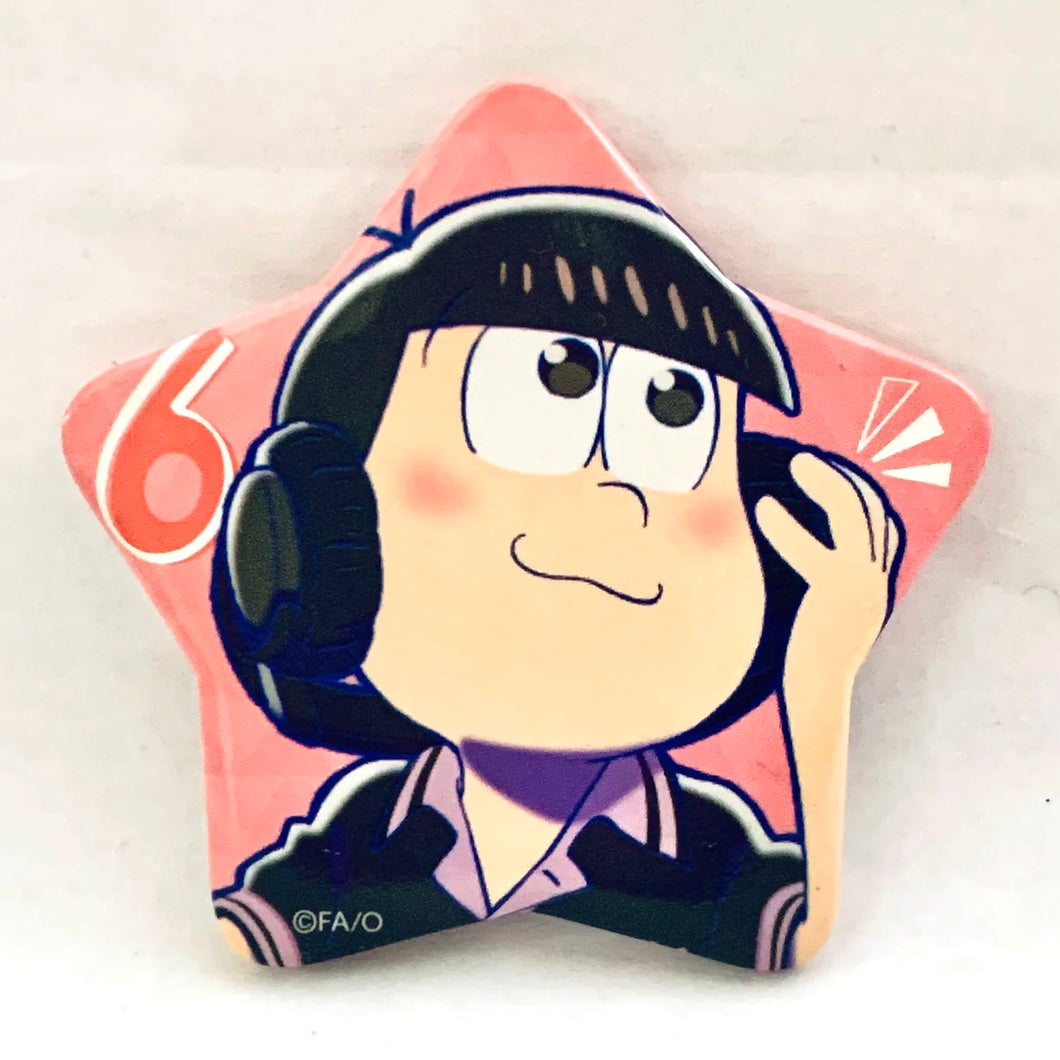 HMV×Osomatsu-san - Matsuno Todomatsu - Star-shaped Can Badge