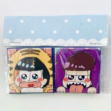 Cargar imagen en el visor de la galería, Osomatsu-san - Matsuno Ichimatsu &amp; Matsuno Jyushimatsu - Square Can Badge Set - Doujin Goods
