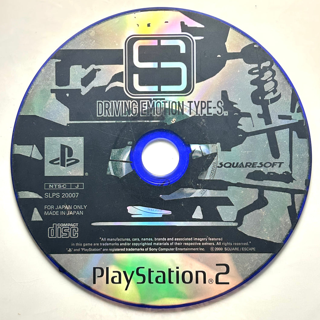 Driving Emotion Type-S - PlayStation 2 - PS2 / PSTwo / PS3 - NTSC-JP - Disc (SLPS-20007)