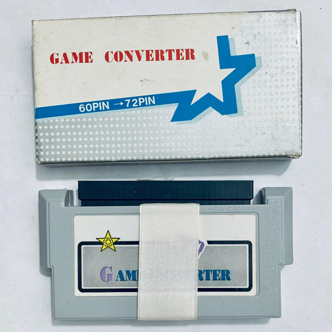 60 to 72 Pins Video Game Adaptor Converter - Famicom to Nintendo NES - Vintage