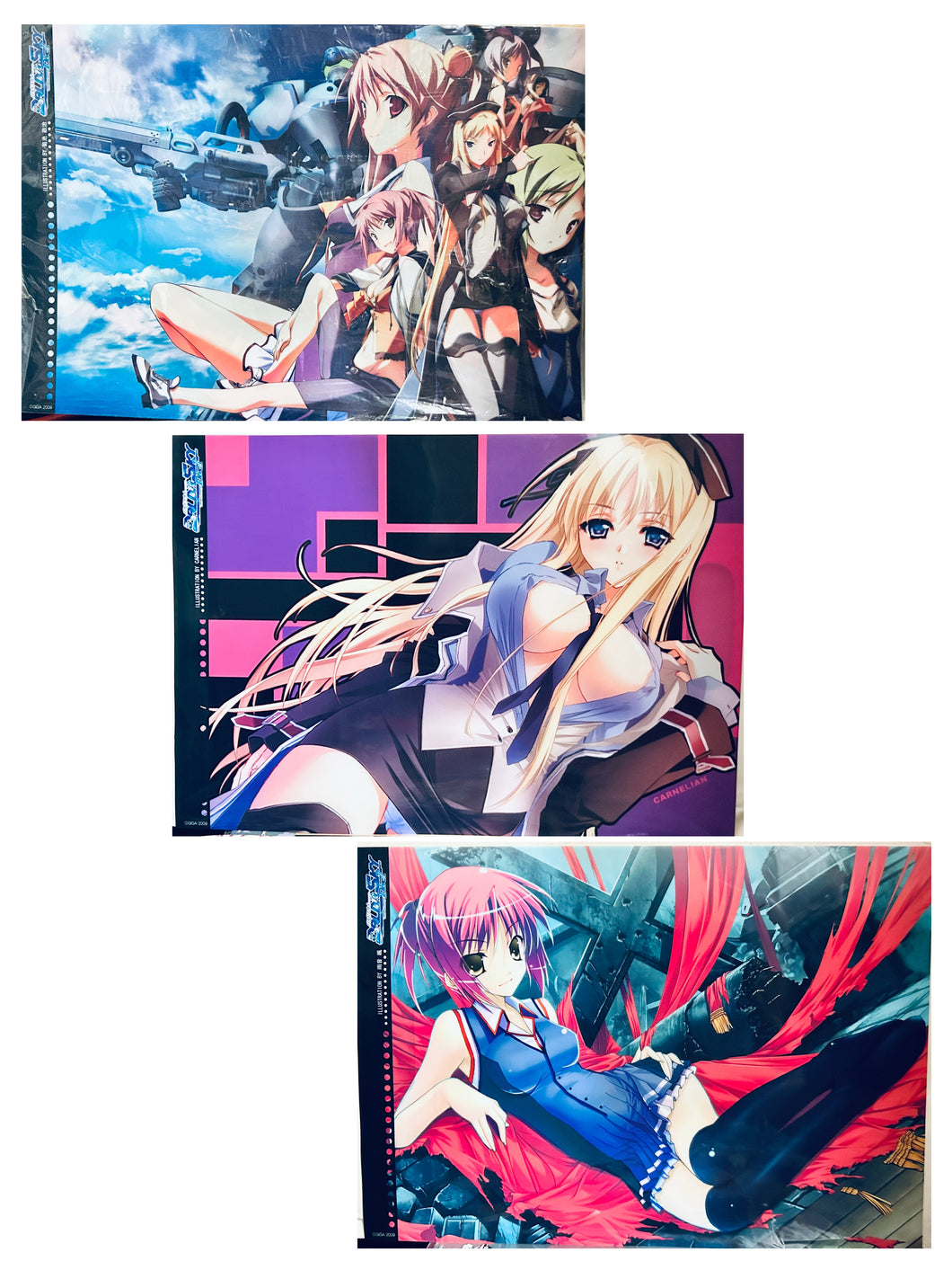Baldr Sky Dive1 “Lost Memory” A3 Clear Poster Set (3 Pcs)