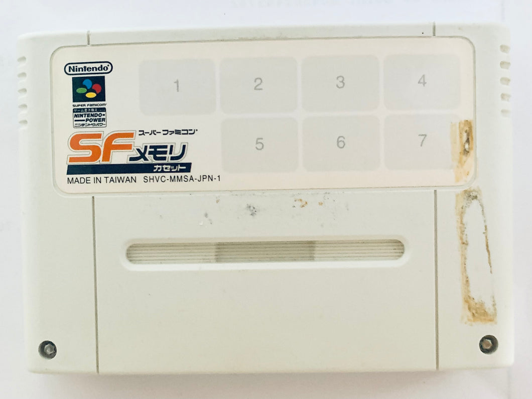 SF Memory Cassette - Super Famicom - SFC - Nintendo - Japan Ver. - NTSC-JP - Cart (SHVC-MMSA-JPN)