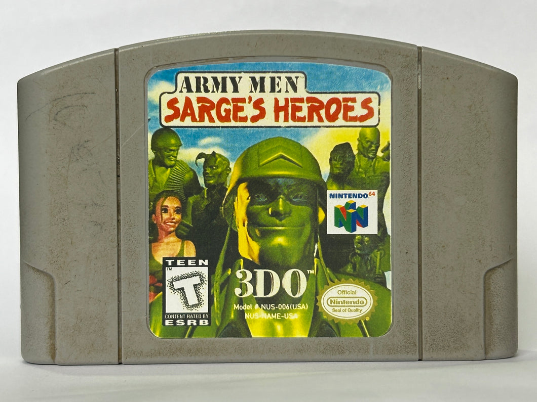 Army Men: Sarge's Heroes - Nintendo 64 - N64 - NTSC-US - Cart (NUS-NAME-USA)