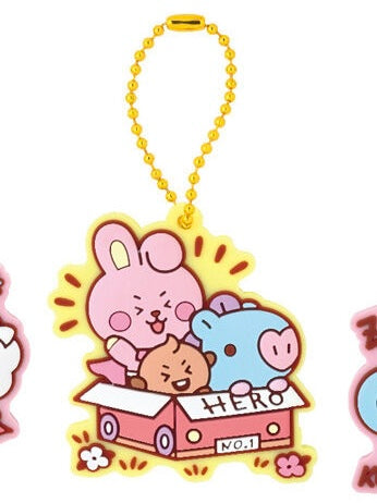 BT21 - COOKY, MANG & SHOOKY - Rubber Mascot - BTS