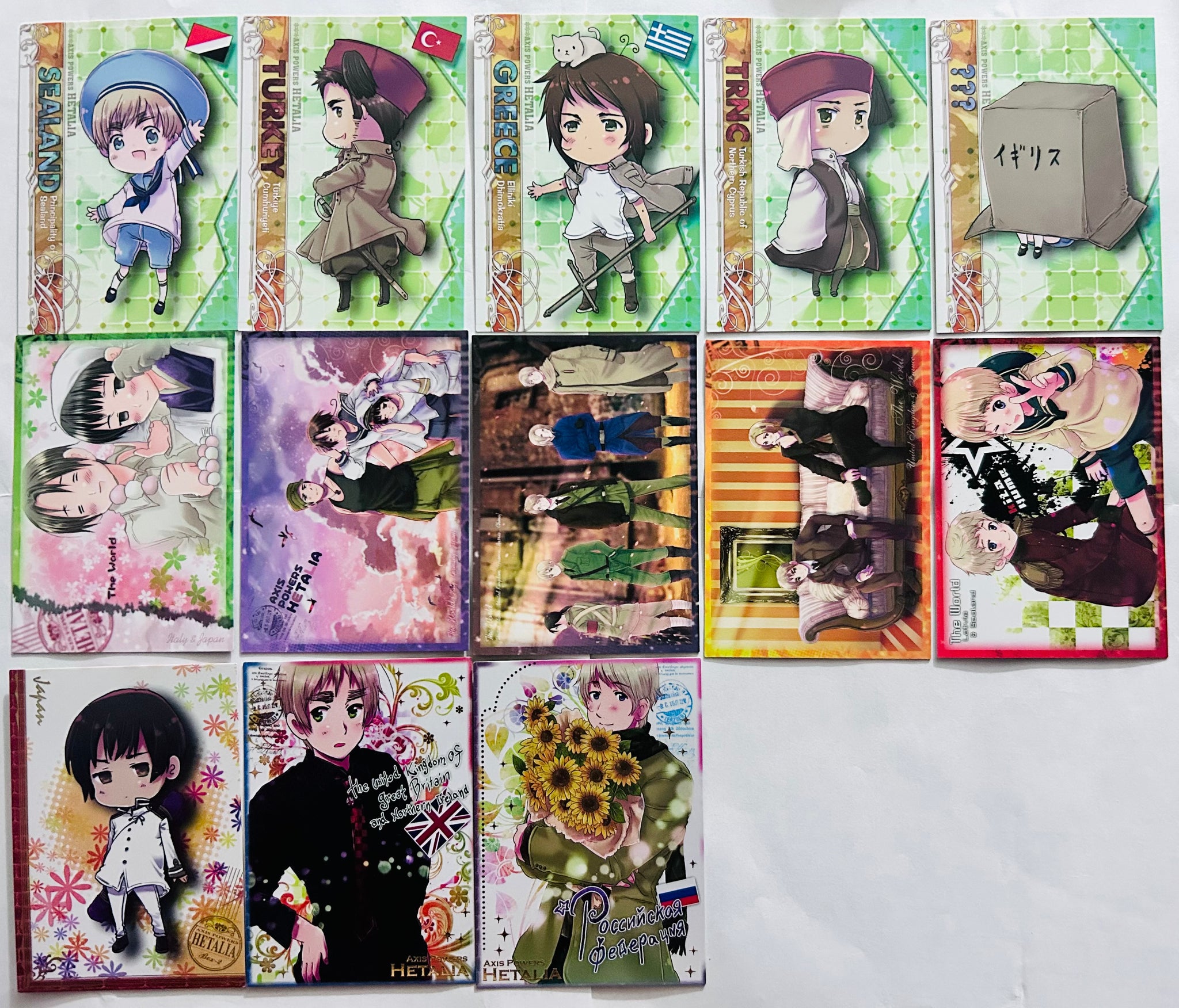 Hetalia Axis Powers Trading Card (Set of 58) – Cuchiwaii